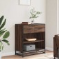 vidaXL Credenza Rovere Marrone 68x35x76 cm in Legno Multistrato