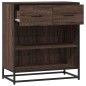 vidaXL Credenza Rovere Marrone 68x35x76 cm in Legno Multistrato