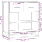 vidaXL Credenza Rovere Marrone 68x35x76 cm in Legno Multistrato