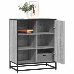vidaXL Credenza Grigio Sonoma 62x35x76 cm in Legno Multistrato