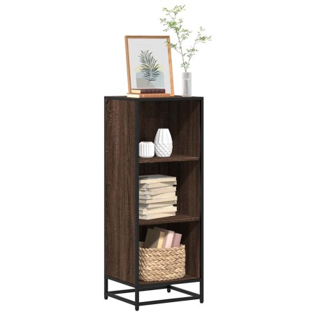 vidaXL Libreria Rovere Marrone 40x35x107,5 cm in Legno Multistrato