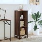 vidaXL Libreria Rovere Marrone 40x35x107,5 cm in Legno Multistrato