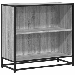 vidaXL Libreria Grigio Sonoma 80,5x35x76 cm in Legno Multistrato