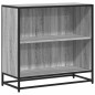 vidaXL Libreria Grigio Sonoma 80,5x35x76 cm in Legno Multistrato