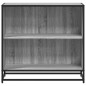 vidaXL Libreria Grigio Sonoma 80,5x35x76 cm in Legno Multistrato
