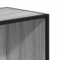 vidaXL Libreria Grigio Sonoma 80,5x35x76 cm in Legno Multistrato