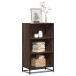 vidaXL Libreria Rovere Marrone 60x35x107,5 cm in Legno Multistrato