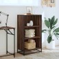 vidaXL Libreria Rovere Marrone 60x35x107,5 cm in Legno Multistrato