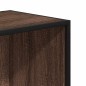 vidaXL Libreria Rovere Marrone 60x35x107,5 cm in Legno Multistrato
