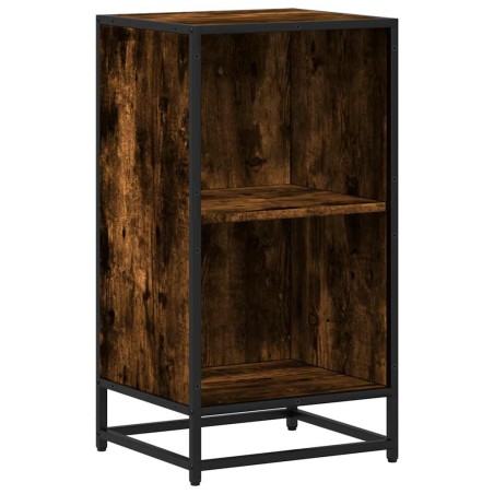 vidaXL Libreria Rovere Fumo 40x35x76 cm in Legno Multistrato