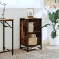 vidaXL Libreria Rovere Fumo 40x35x76 cm in Legno Multistrato
