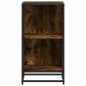 vidaXL Libreria Rovere Fumo 40x35x76 cm in Legno Multistrato