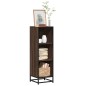 vidaXL Libreria Rovere Marrone 33,5x33x107,5 cm in Legno Multistrato