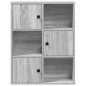 vidaXL Libreria Grigio Sonoma 60x24x76,5 cm in Legno Multistrato vidaXL Libreria Grigio Sonoma 60x24x76,5 cm in Legno Multistrato
