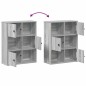 vidaXL Libreria Grigio Sonoma 60x24x76,5 cm in Legno Multistrato vidaXL Libreria Grigio Sonoma 60x24x76,5 cm in Legno Multistrato