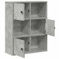 vidaXL Libreria Grigio Cemento 60x24x76,5 cm in Legno Multistrato vidaXL Libreria Grigio Cemento 60x24x76,5 cm in Legno Multistrato