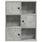vidaXL Libreria Grigio Cemento 60x24x76,5 cm in Legno Multistrato vidaXL Libreria Grigio Cemento 60x24x76,5 cm in Legno Multistrato