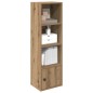 vidaXL Libreria Rovere Artigianale 31x24x102 cm in Legno Multistrato vidaXL Libreria Rovere Artigianale 31x24x102 cm in Legno Multistrato