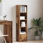 vidaXL Libreria Legno Vecchio 31x24x127 cm in Legno Multistrato vidaXL Libreria Legno Vecchio 31x24x127 cm in Legno Multistrato