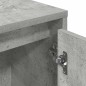 vidaXL Libreria Grigio Cemento 89x24x101,5 cm in Legno Multistrato