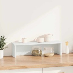 vidaXL Scaffale da Cucina Impilabile Bianco 50x15x16 cm in Truciolato