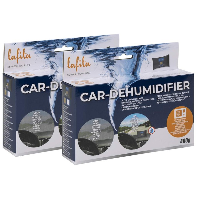 vidaXL Deumidificatori per Auto Riutilizzabili 2 pz 400 g vidaXL Deumidificatori per Auto Riutilizzabili 2 pz 400 g