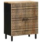 vidaXL Credenze 3 pz in Legno Massello di Mango vidaXL Credenze 3 pz in Legno Massello di Mango