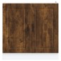 vidaXL Mobile base lavello Porto Rovere Fumo 80x46x81,5 cm Truciolato vidaXL Mobile base lavello Porto Rovere Fumo 80x46x81,5 cm Truciolato