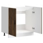 vidaXL Mobile base lavello Porto Rovere Fumo 80x46x81,5 cm Truciolato vidaXL Mobile base lavello Porto Rovere Fumo 80x46x81,5 cm Truciolato