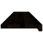 vidaXL Gradini 2 pz Marrone Scuro 110x30x2 cm Legno Massello Rovere