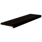 vidaXL Gradini 2 pz Marrone Scuro 90x30x2 cm Legno Massello Rovere