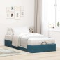 vidaXL Struttura Letto Pouf Senza Materasso 90x190 cm Velluto vidaXL Struttura Letto Pouf Senza Materasso 90x190 cm Velluto