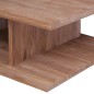 Tavolino da Caffè 70x70x30 cm in Legno Massello di Teak Tavolino da Caffè 70x70x30 cm in Legno Massello di Teak