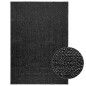 vidaXL Tappeto ZIZUR Antracite 120x170 cm Aspetto Iuta Interni Esterni vidaXL Tappeto ZIZUR Antracite 120x170 cm Aspetto Iuta Interni Esterni