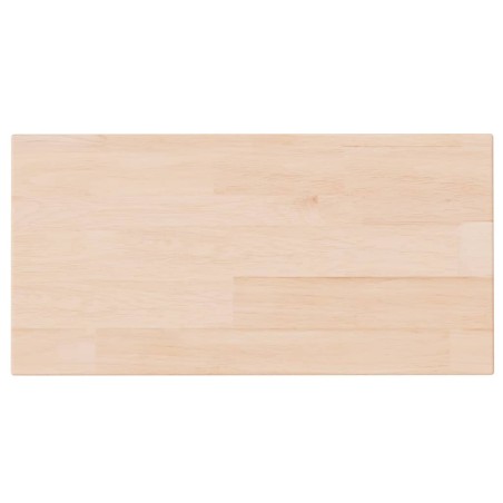 Ripiano 40x20x1,5 cm Legno Massello di Rovere Non Trattato