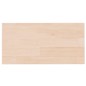 Ripiano 40x20x1,5 cm Legno Massello di Rovere Non Trattato