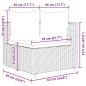 vidaXL Set Divani da Giardino 7 pz con Cuscini Marrone in Polyrattan