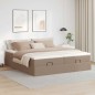 vidaXL Struttura Letto Pouf con Materassi 180x200 cm Similpelle vidaXL Struttura Letto Pouf con Materassi 180x200 cm Similpelle