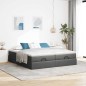 vidaXL Struttura Letto Pouf con Materassi 180x200 cm in Tessuto vidaXL Struttura Letto Pouf con Materassi 180x200 cm in Tessuto