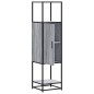 vidaXL Credenza Grigio Sonoma 35,5x35x139 cm Legno Multistrato Metallo vidaXL Credenza Grigio Sonoma 35,5x35x139 cm Legno Multistrato Metallo
