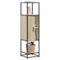 vidaXL Credenza Rovere Sonoma 35,5x35x139 cm Legno Multistrato Metallo vidaXL Credenza Rovere Sonoma 35,5x35x139 cm Legno Multistrato Metallo