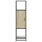 vidaXL Credenza Rovere Sonoma 35,5x35x139 cm Legno Multistrato Metallo vidaXL Credenza Rovere Sonoma 35,5x35x139 cm Legno Multistrato Metallo