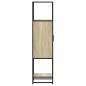 vidaXL Credenza Rovere Sonoma 35,5x35x139 cm Legno Multistrato Metallo vidaXL Credenza Rovere Sonoma 35,5x35x139 cm Legno Multistrato Metallo