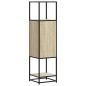vidaXL Credenza Rovere Sonoma 35,5x35x139 cm Legno Multistrato Metallo vidaXL Credenza Rovere Sonoma 35,5x35x139 cm Legno Multistrato Metallo