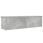 vidaXL Scaffali da Cucina Impilabili 2 pz Grigio Cemento 60x15x16 cm