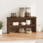 vidaXL Scaffali da Cucina Impilabili 2 pz Rovere Marrone 60x15x16 cm vidaXL Scaffali da Cucina Impilabili 2 pz Rovere Marrone 60x15x16 cm