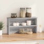 vidaXL Scaffali da Cucina Impilabili 2 pz Grigio Sonoma 60x15x16 cm