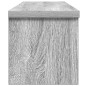 vidaXL Scaffali da Cucina Impilabili 2 pz Grigio Sonoma 60x15x16 cm
