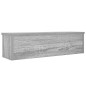 vidaXL Scaffali da Cucina Impilabili 2 pz Grigio Sonoma 60x15x16 cm
