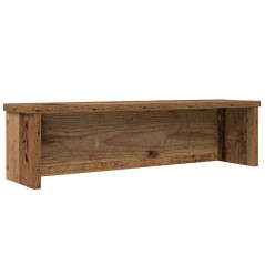 vidaXL Scaffale da Cucina Impilabile Legno Vecchio 50x15x16 cm